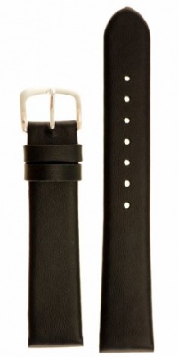 Men's Genuine Italian Leather Watchband Black 18mm Watch Band Men's Genuine Italian Leather Watchband Black 18mm Watch Band