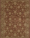 Area Rug 5x7 Rectangle Traditional Burgundy Color - Momeni Belmont Rug from RugPal