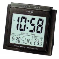Casio #DQ750F-1DF Multi Function Digital Thermometer Table Top Alarm Clock Casio #DQ750F-1DF Multi Function Digital Thermometer Table Top Alarm Clock