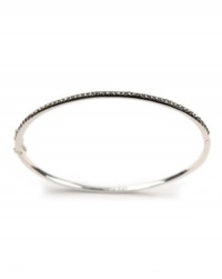Slip effortless style and sparkle over your wrists. Judith Jack's chic bangle bracelet features sparkling crystals and marcasite set in sterling silver. Approximate diameter: 2-1/2 inches. Slip effortless style and sparkle over your wrists. Judith Jack's chic bangle bracelet features sparkling crystals and marcasite set in sterling silver. Approximate diameter: 2-1/2 inches.