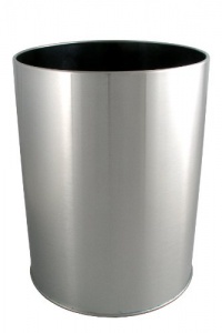 LDR 164 6400BN Ashton Waste Basket, Brushed Nickel LDR 164 6400BN Ashton Waste Basket, Brushed Nickel
