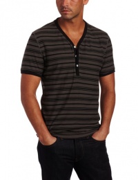 Kenneth Cole Men's One Pocket Striped Henley Kenneth Cole Men's One Pocket Striped Henley