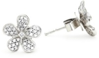 KC Designs Blossom Collection Diamond 14k White Gold Flower Earrings