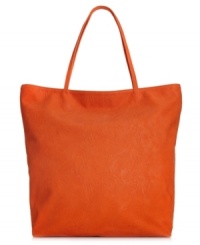 Start the season off on the bright side with a pretty pop of color, simply shoulder this chic silhouette from BCBGeneration and be instantly on-trend. The ultra-roomy interior fits everything from laptop to gym gear, so you'll always be perfectly prepared wherever the day make take you. Start the season off on the bright side with a pretty pop of color, simply shoulder this chic silhouette from BCBGeneration and be instantly on-trend. The ultra-roomy interior fits everything from laptop to gym gear, so you'll always be perfectly prepared wherever the day make take you.