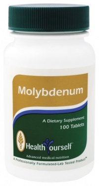 Health Yourself - Molybdenum, 250 mcg, 100 tablets Health Yourself - Molybdenum, 250 mcg, 100 tablets