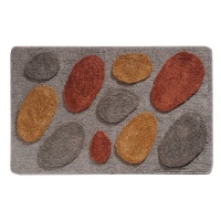 InterDesign Pebblez 34-Inch by 21-Inch Rug, Brown InterDesign Pebblez 34-Inch by 21-Inch Rug, Brown