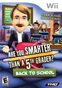 Are You Smarter Than a 5th Grader: Back to School - Nintendo Wii Are You Smarter Than a 5th Grader: Back to School - Nintendo Wii