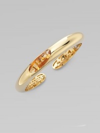 EXCLUSIVELY AT SAKS. A rounded, slim piece with an oval center stone. 18k gold Citrine Slip-on style Length, about 7 Made in Italy EXCLUSIVELY AT SAKS. A rounded, slim piece with an oval center stone. 18k gold Citrine Slip-on style Length, about 7 Made in Italy