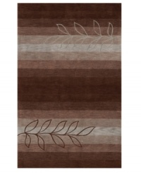Bold stripes rendered in rich, natural tones give rise to a spare, stenciled motif, creating a warm, welcoming backdrop in any space. Rife with lush texture and detail, this luxurious area rug from Dalyn is beautifully hand tufted in polyester and acrylic, ensuring superior color retention and long-lasting wear. Bold stripes rendered in rich, natural tones give rise to a spare, stenciled motif, creating a warm, welcoming backdrop in any space. Rife with lush texture and detail, this luxurious area rug from Dalyn is beautifully hand tufted in polyester and acrylic, ensuring superior color retention and long-lasting wear.