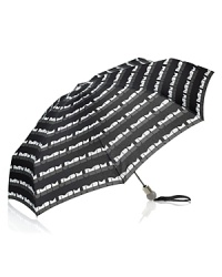 It's raining MBMJ with this black, white and olive green logo-emblazoned umbrella from MARC BY MARC JACOBS. It's raining MBMJ with this black, white and olive green logo-emblazoned umbrella from MARC BY MARC JACOBS.
