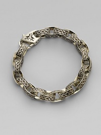 A contemporary spin on a sartorial classic, carved in links of sterling silver with thorn detail. Sterling silver Length, about 9 Diameter, about 3 Lobster clasp closure Imported A contemporary spin on a sartorial classic, carved in links of sterling silver with thorn detail. Sterling silver Length, about 9 Diameter, about 3 Lobster clasp closure Imported
