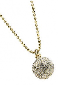 Michael Kors Gold Pave Fireball necklace MKJ1397 Michael Kors Gold Pave Fireball necklace MKJ1397