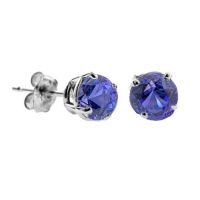 1/4 CT Tanzanite Stud Earrings 14k Gold (I1-I2 Clarity) 1/4 CT Tanzanite Stud Earrings 14k Gold (I1-I2 Clarity)