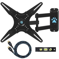 Cheetah Mounts ALAMLB LCD TV Wall Mount Bracket with Full Motion Swing Out Tilt and Swivel Articulating Arm for 23-37 Flat Screen Displays with VESA 75 to 400 Mount Patterns Cheetah Mounts ALAMLB LCD TV Wall Mount Bracket with Full Motion Swing Out Tilt and Swivel Articulating Arm for 23-37 Flat Screen Displays with VESA 75 to 400 Mount Patterns
