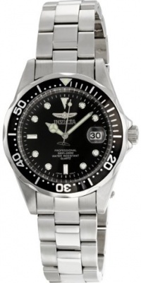 Men's Stainless Steel Pro Diver Black Dial Quartz Men's Stainless Steel Pro Diver Black Dial Quartz