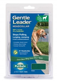 Gentle Leader Quick Release Head Collar, Large, Green Gentle Leader Quick Release Head Collar, Large, Green