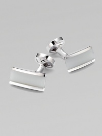 EXCLUSIVELY OURS. This clean, polished design is a distinctive way to finish a look.Metal with enamel centerAbout ¾ X ¼ Imported EXCLUSIVELY OURS. This clean, polished design is a distinctive way to finish a look.Metal with enamel centerAbout ¾ X ¼ Imported