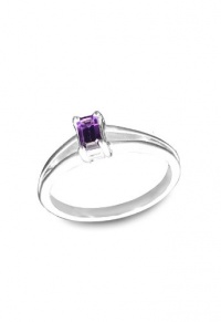 Effy Jewlery Sterling Silver Amethyst Ring, .26 TCW Ring size 7