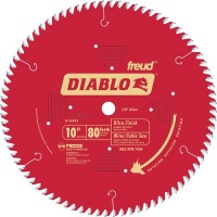 Freud D1080X Diablo 10-Inch 80-tooth ATB Finish Saw Blade with 5/8-Inch Arbor and PermaShield Coating Freud D1080X Diablo 10-Inch 80-tooth ATB Finish Saw Blade with 5/8-Inch Arbor and PermaShield Coating