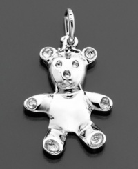 A cute charm by Rembrandt Charms that embodies the happiness of childhood. Teddy Bear crafted in sterling silver. Approximate drop: 1 inch. A cute charm by Rembrandt Charms that embodies the happiness of childhood. Teddy Bear crafted in sterling silver. Approximate drop: 1 inch.
