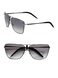 Sharp, sophisticated frames crafted in lightweight metal with logo temples. Available in semi shiny gold frames with brown gradient lenses.Metal100% UV ProtectionImported Sharp, sophisticated frames crafted in lightweight metal with logo temples. Available in semi shiny gold frames with brown gradient lenses.Metal100% UV ProtectionImported
