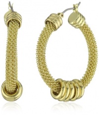 Anne Klein ARCADIA Mesh Click-It Hoop Earrings Anne Klein ARCADIA Mesh Click-It Hoop Earrings