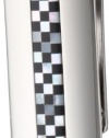 Dolan Bullock Sterling Silver Onyx and Mosaic Mother-Of-Pearl Money Clip