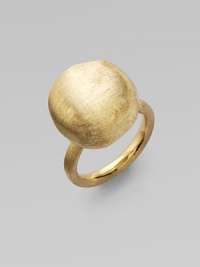From the Africa Collection. A simple, yet impactful piece in radiant, textured 18k gold. 18k goldWidth, about ¾Made in Italy From the Africa Collection. A simple, yet impactful piece in radiant, textured 18k gold. 18k goldWidth, about ¾Made in Italy
