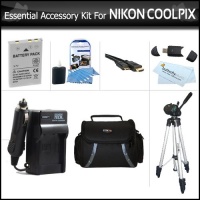Butterfly Essential Accessory Kit For Nikon COOLPIX P100 P500 P510 Digital Camera Includes Extended (1100 Mah) Replacement Nikon EN-EL5 Battery + AC/DC Charger + USB 2.0 Card Reader + Case + Mini HDMI Cable + Full Tripod w/ Case + LCD Screen Protectors + Butterfly Essential Accessory Kit For Nikon COOLPIX P100 P500 P510 Digital Camera Includes Extended (1100 Mah) Replacement Nikon EN-EL5 Battery + AC/DC Charger + USB 2.0 Card Reader + Case + Mini HDMI Cable + Full Tripod w/ Case + LCD Screen Protectors +