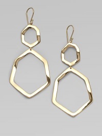 From the Rock Candy Collection. Exquisite 18k gold drop design in the distinctive shape that defines this collection. 18k gold Length, about 1¼ Ear wire Imported From the Rock Candy Collection. Exquisite 18k gold drop design in the distinctive shape that defines this collection. 18k gold Length, about 1¼ Ear wire Imported