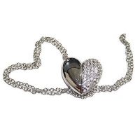 HDE 4GB Crystal Heart USB Jewelry Drive HDE 4GB Crystal Heart USB Jewelry Drive