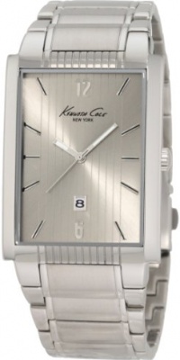 Kenneth Cole New York Men's KC3922 Classic Rectangular Analog Date Watch