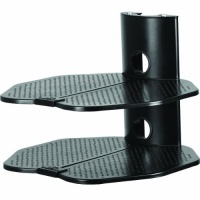 Cheetah Mounts AS2B 2 Shelf Wall Mount Bracket for LCD, LED and Plasma TV with Cable Management System Cheetah Mounts AS2B 2 Shelf Wall Mount Bracket for LCD, LED and Plasma TV with Cable Management System