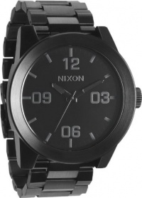 Nixon Corporal Black Ion-plated Mens Watch A346-001 Nixon Corporal Black Ion-plated Mens Watch A346-001