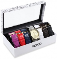 XOXO Women's XO9027 Seven Color Snake Interchangeable Strap Set Watch XOXO Women's XO9027 Seven Color Snake Interchangeable Strap Set Watch