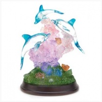 Gifts & Decor Light Up Dolphin Sculpture Figurine Desk Table Figure Gifts & Decor Light Up Dolphin Sculpture Figurine Desk Table Figure