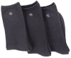 Ralph Lauren Hosiery Cushion Sole Cotton Trouser Sock 3 Pair Pack (34002) one size/Black