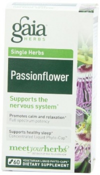 Gaia Herbs Passionflower, 60 Liquid Phyto-Capsules Gaia Herbs Passionflower, 60 Liquid Phyto-Capsules