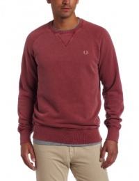 Fred Perry Men's Overdyed Crew Neck Sweatshirt Fred Perry Men's Overdyed Crew Neck Sweatshirt