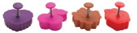 HIC Brands that Cook Mrs. Anderson's Baking Pie Crust Cutters Heart Leaf Cherry Apple, 4-Piece HIC Brands that Cook Mrs. Anderson's Baking Pie Crust Cutters Heart Leaf Cherry Apple, 4-Piece