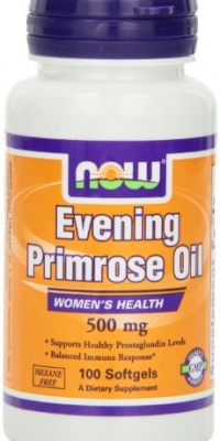 NOW Foods Evening Primrose Oil 500mg, 100 Softgels, NOW Foods Evening Primrose Oil 500mg, 100 Softgels,