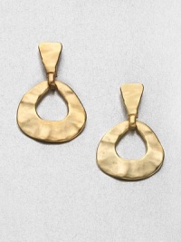 EXCLUSIVELY AT SAKS. An elegant drop design in 22k goldplating with a hammered texture. 22k goldplatedDrop, about 1.75Post backMade in USA EXCLUSIVELY AT SAKS. An elegant drop design in 22k goldplating with a hammered texture. 22k goldplatedDrop, about 1.75Post backMade in USA