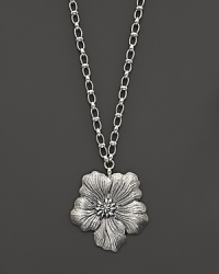 Delicate gardenias, captured at the height of their beauty in sterling silver, bloom on this necklace from Buccellati. Delicate gardenias, captured at the height of their beauty in sterling silver, bloom on this necklace from Buccellati.