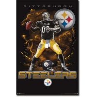 (22x34) Pittsburgh Steelers Quarterback Mascot Football Poster (22x34) Pittsburgh Steelers Quarterback Mascot Football Poster