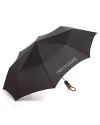 Stay dry in style with Bloomingdale's classic black umbrella.