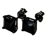 Authentic Black Enamel Stud Earrings Sterling Silver .925 Genuine Black Diamond Color Cubic Zirconia Princes Cut 2 Carat Total Weight Special Limited Time Offer Super Sale Price, Comes with a Free Gift Pouch and Gift Box Authentic Black Enamel Stud Earrings Sterling Silver .925 Genuine Black Diamond Color Cubic Zirconia Princes Cut 2 Carat Total Weight Special Limited Time Offer Super Sale Price, Comes with a Free Gift Pouch and Gift Box