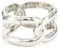 Anne Klein Silver-Tone Wide Stretch Bracelet Anne Klein Silver-Tone Wide Stretch Bracelet