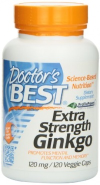 Doctor's Best Extra Strength Ginkgo (120 mg), 120-Count Doctor's Best Extra Strength Ginkgo (120 mg), 120-Count
