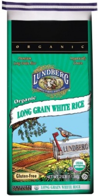 Lundberg Organic White Long Grain Rice, 25-Pound Lundberg Organic White Long Grain Rice, 25-Pound