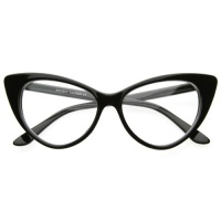 Super Cat Eye Glasses Vintage Inspired Mod Fashion Clear Lens Eyewear Super Cat Eye Glasses Vintage Inspired Mod Fashion Clear Lens Eyewear
